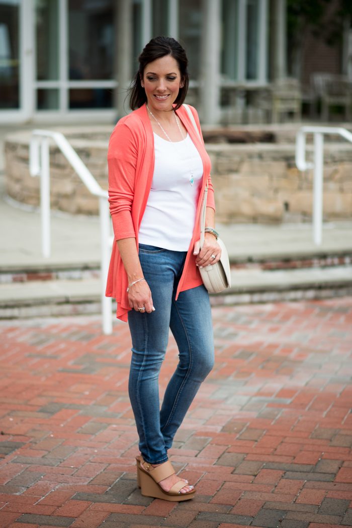 Fashion Over 40: This is the perfect outfit for cool summer evenings or a highly air-conditioned venue. Also, click through for a $200 Stitch Fix Giveaway!