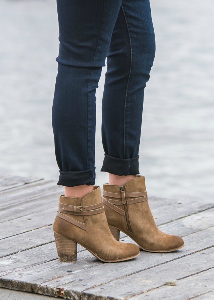 early fall outfit with BP. Tandem Bootie #Nsale