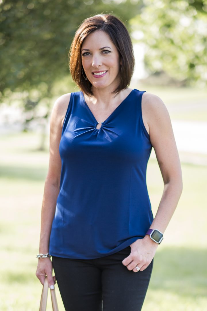 Staying in Shape with Style: Susan Graver Liquid Knit Tank