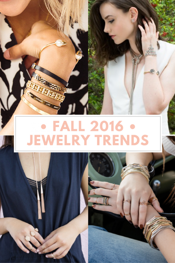 2016 Fall Jewelry Trends: Accessories are the easiest and most affordable way to update your wardrobe, so I put together a list of the biggest fall jewelry trends and how to wear them!