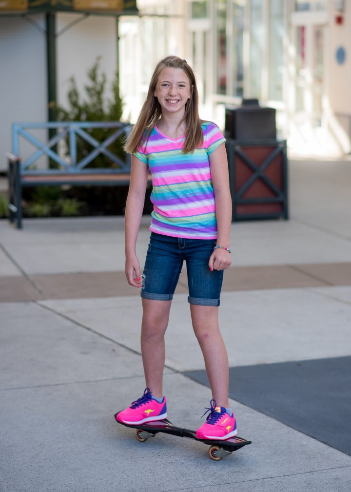 A cute and casual back to school outfit for girls featuring KangaRoos at Payless!