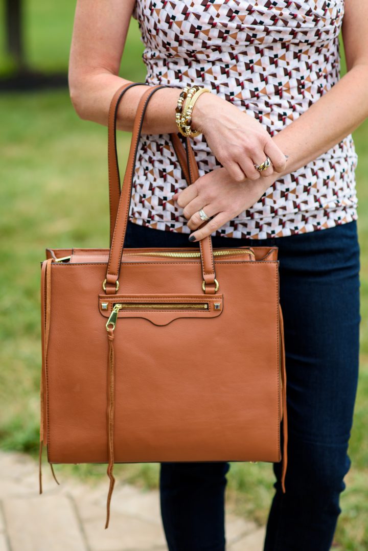 Loving the Rebecca Minkoff Reagan Tote for carrying my laptop and all my purse essenetials.