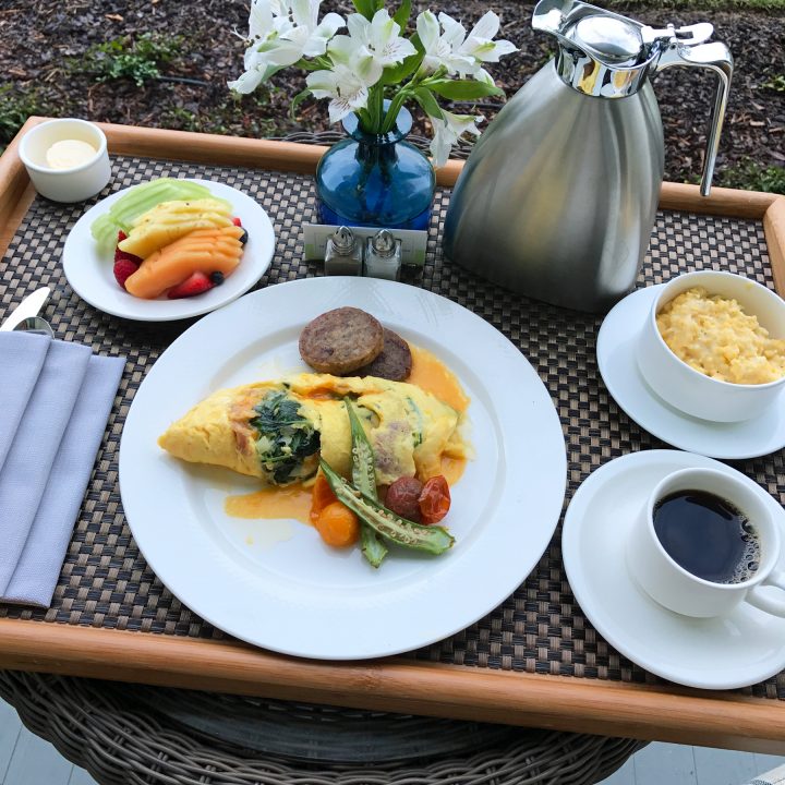 Montage Palmetto Bluff Review: In Room Dining for Breakfast