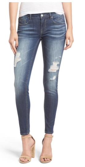VIGOSS 'Chelsea' Distressed Skinny Jeans