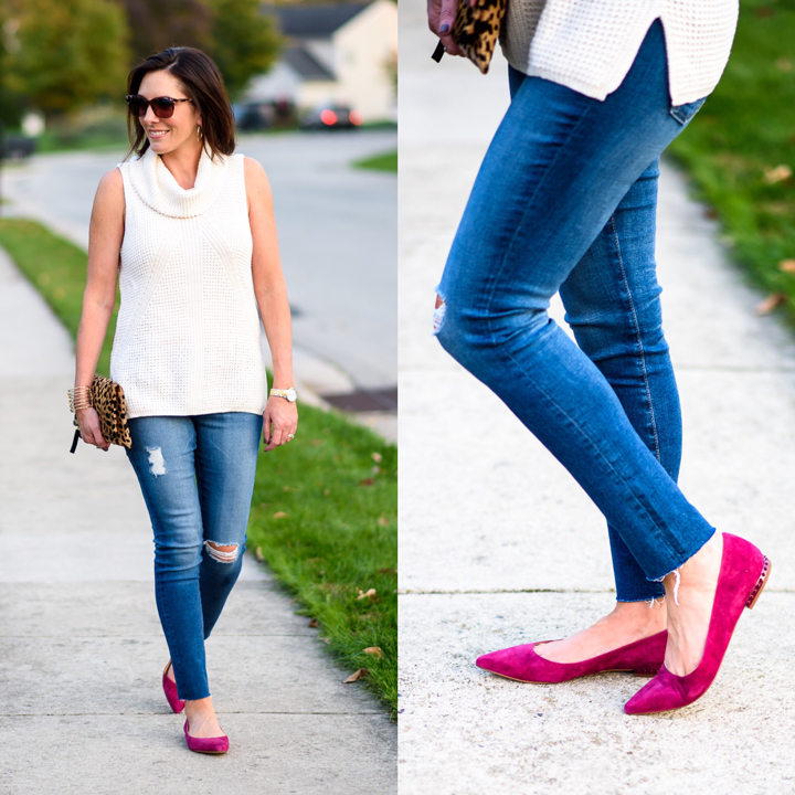 ivory-cowl-pink-shoes