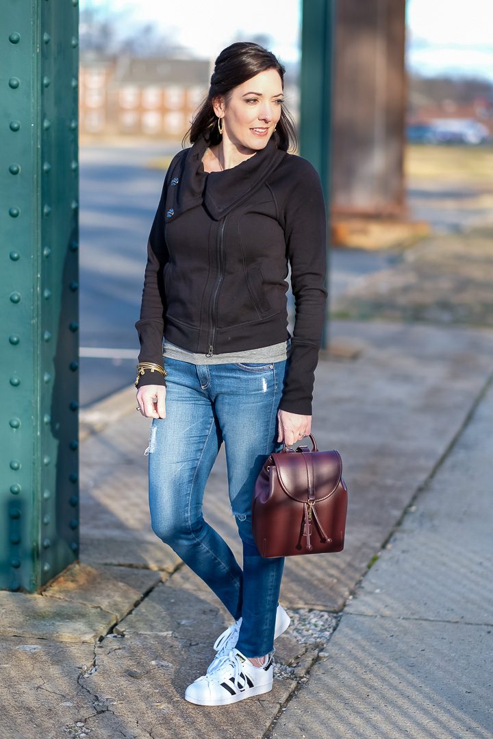 Weekend Style with Nordstrom: A casual weekend look for running errands and taking the kids to their sports events.