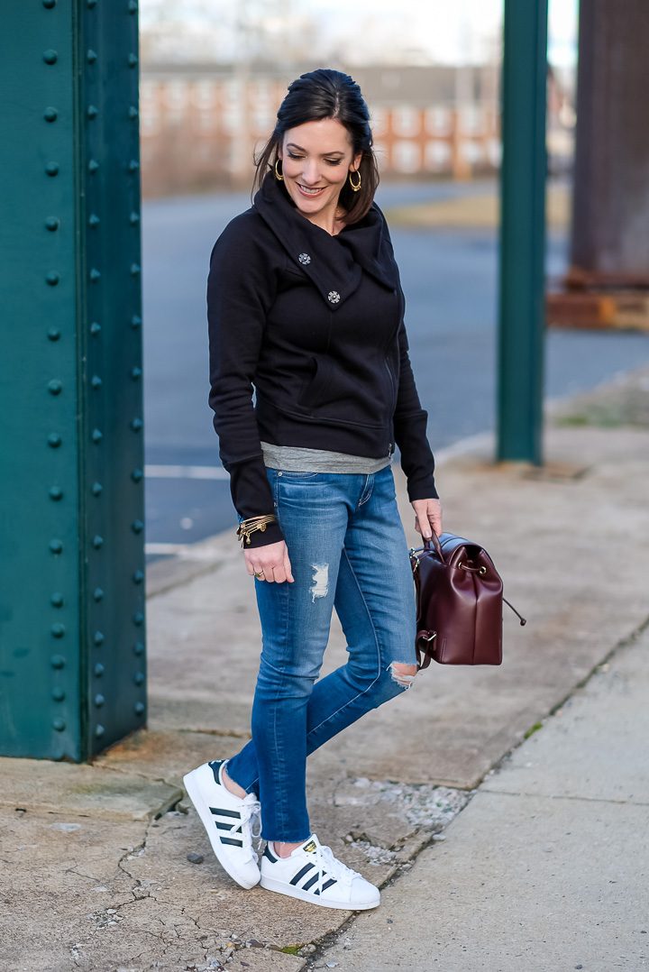 Weekend Style with Nordstrom: A casual weekend look for running errands and taking the kids to their sports events.