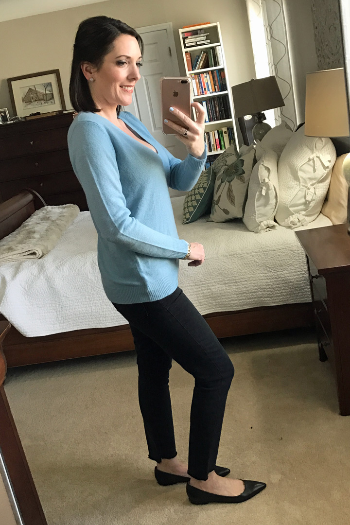 Trunk Club Unboxing: Theory Cashmere Sweater & Paige Jeans