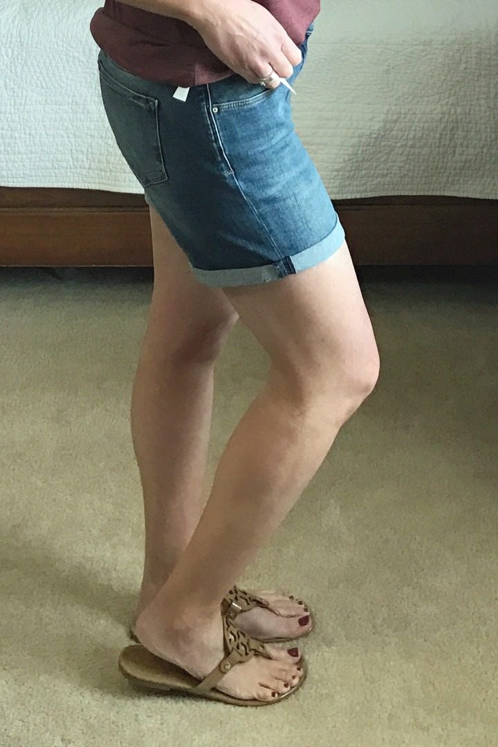 Mavi Cuffed Jean Shorts