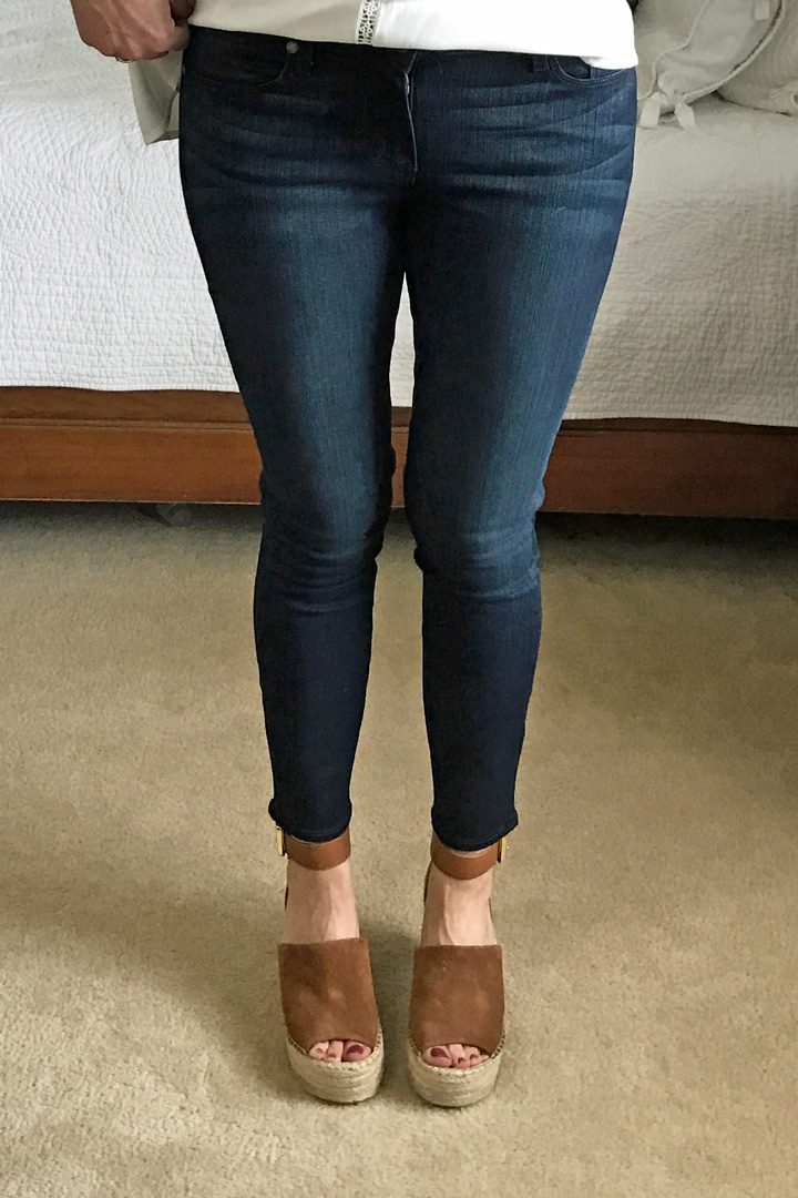 PAIGE 'Transcend - Verdugo' Crop Skinny Jeans (Midlake)