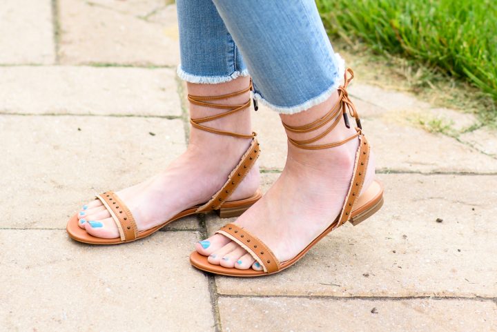 Lucky Brand Toree Lace-Up Sandals