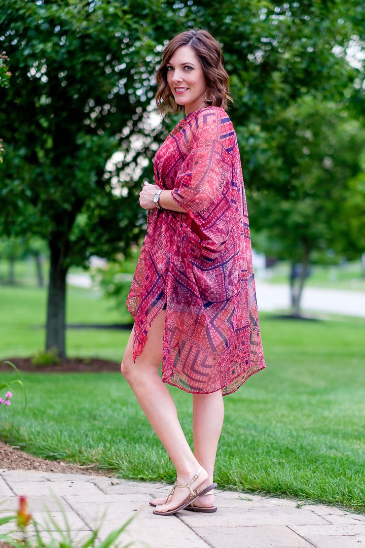 how to style a kimono for summer