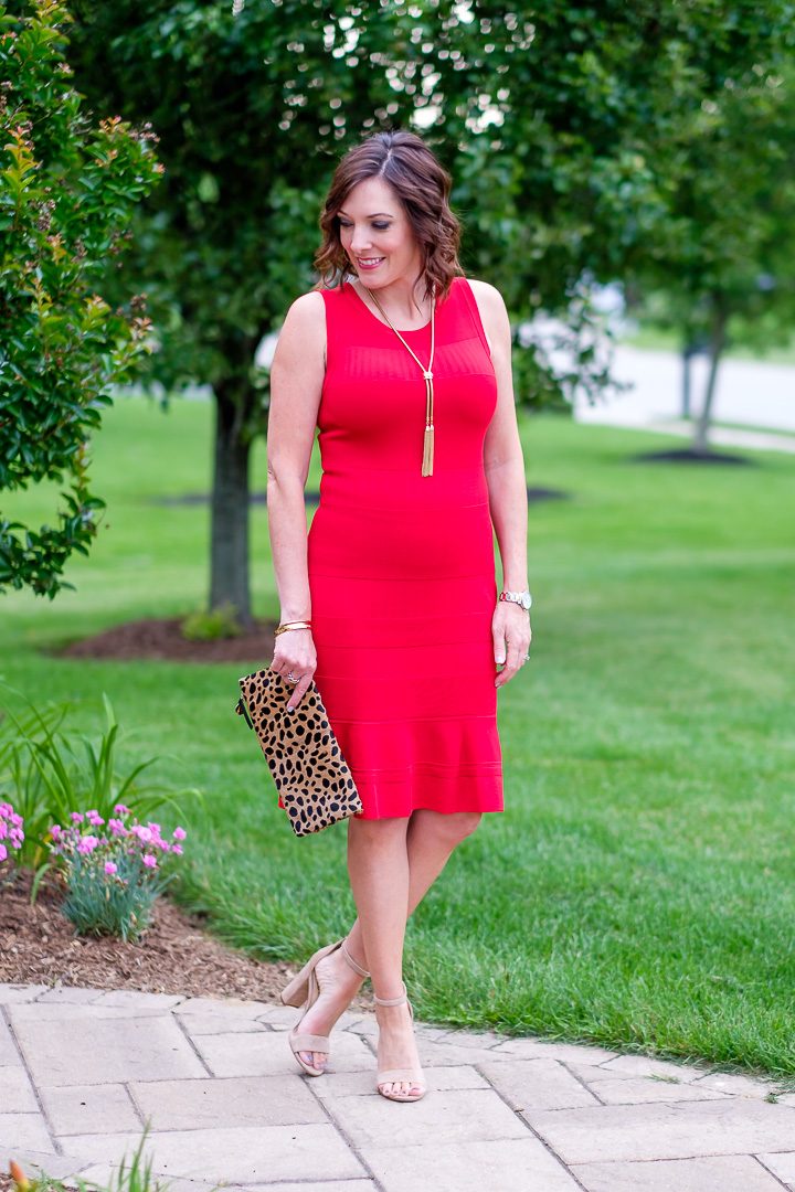 Today I'm teaming up with Nordstrom to style a fun and flirty look featuring a red sleeveless summer sweater dress.